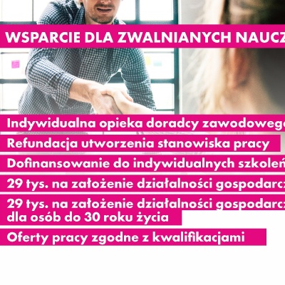 Łódź wspiera zwalnianych nauczycieli